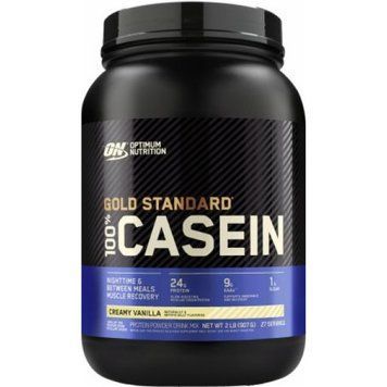 Казеин Optimum Nutrition 100% Gold Standard Casein 909 г Creamy vanilla 103326 фото