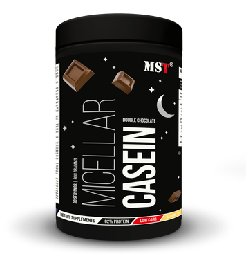 Казеїновий протеїн MST Nutrition Micellar Casein 900 г Double Chocolate 101108 фото