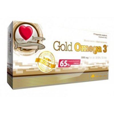 Olimp Sport Nutrition Gold Omega 3 65% 1000 мг (33 мг EPA/22 мг DHA) 60 капсул 103192 фото