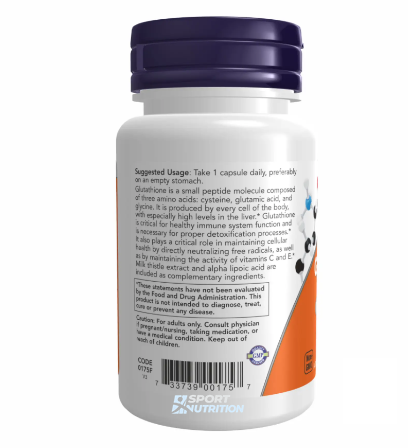 Glutathione 500 mg (30 veg caps) 18429-01 фото