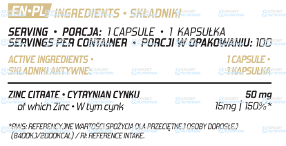 Zinc Citrate (100 veg caps) 22250-01 фото