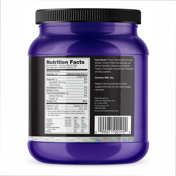 Протеїн Ultimate Nutrition Prostar Whey 1lb 454 г Vanilla 2022-10-0850 фото