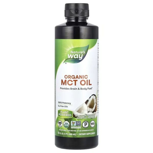 Органическое масло МСТ Nature's Way Organic MCT Oil 473 мл 2022-10-1088 фото