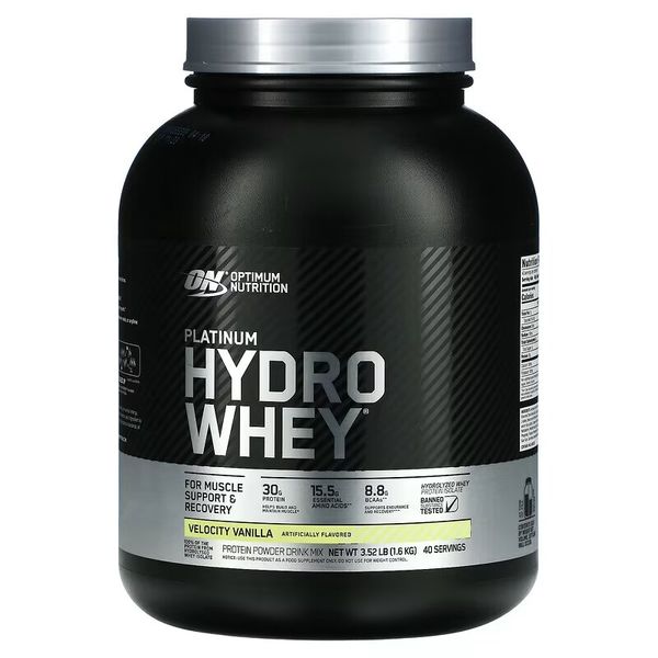 Протеїн Optimum Nutrition Platinum Hydrowhey 1600 г Vanilla 103451 фото