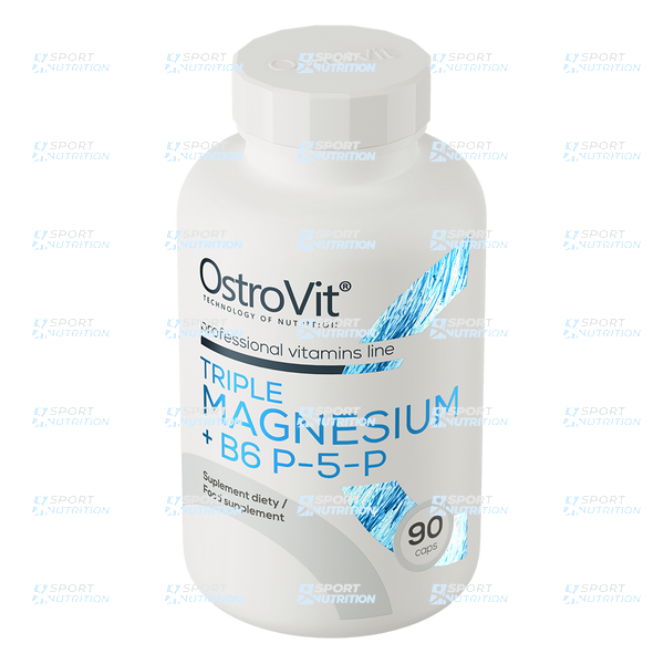 Три формы магния + B6 P-5-P OstroVit Triple Magnesium + B6 P-5-P 90 капсул 821989 фото