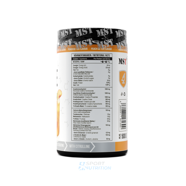 Креатин MST Nutrition Creatine Kick 500 г Peach tea 18605-02 фото