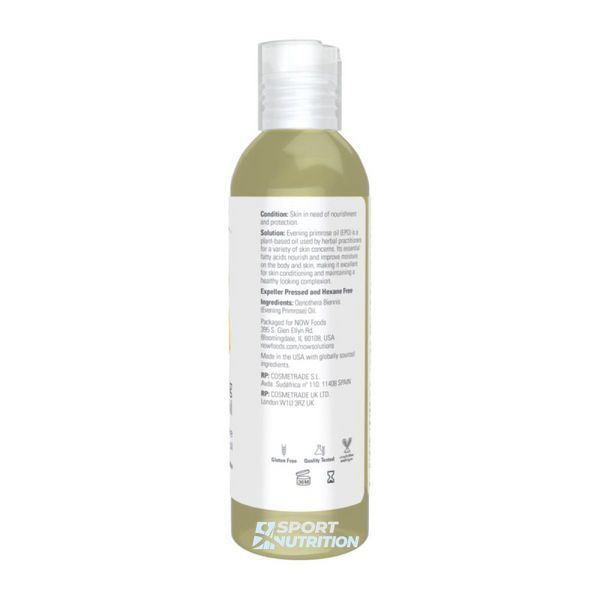 Масло примулы вечерней Now Foods Solutions Evening Primrose Oil 118 мл 2023-10-2845 фото