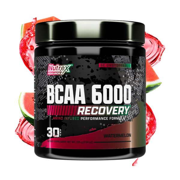 Nutrex Research BCAA 6000 Recovery 237 г Watermelon 2022-09-9947 фото