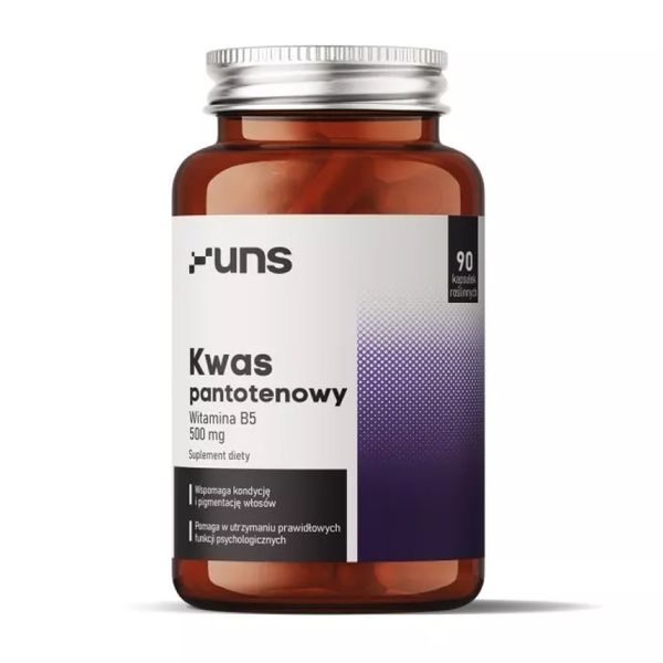 Пантотеновая кислота UNS Vitamins Kwas Pantotenowy 90 капсул 100-45-2978157-20 фото