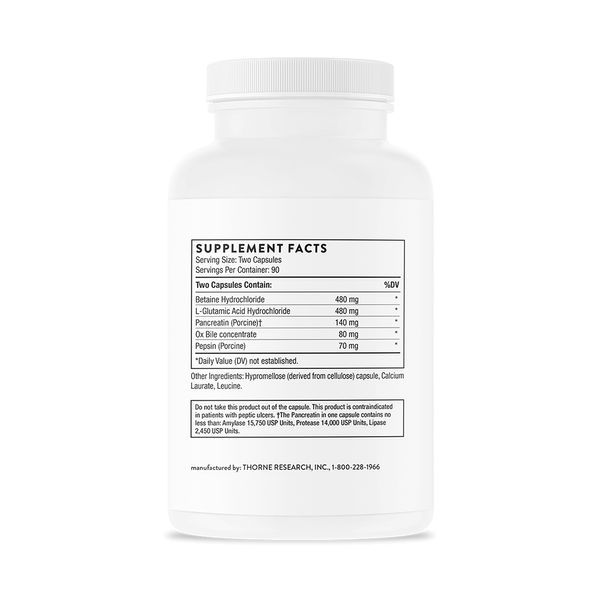 Травні ферменти Thorne Advanced Digestive Enzymes 180 капсул 2023-10-3076 фото