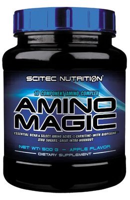 Амінокислотний комплекс Scitec Nutrition Amino Magic 500 г Яблуко без цукру 728633104819 фото