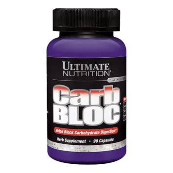 Жиросжигатель Ultimate Nutrition Carb Bloc 500 мг 90 капсул 2022-10-0806 фото