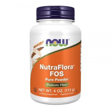 Фруктоолігосахариди Now Foods NutraFlora FOS Powder 113 г 2023-10-3572 фото