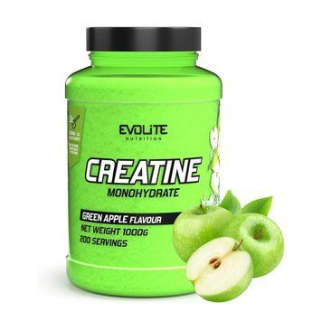 Креатин моногідрат Evolite Nutrition Creatine Monohydrate 1000 г Green Apple 22161-04 фото