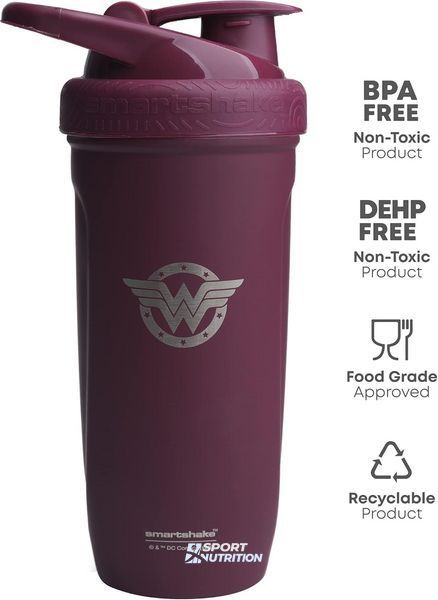 Шейкер SmartShake Reforce DC 900 мл Wonderwoman 21276-01 фото