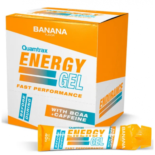 Energy Gel + caffeine 18*40 г- банан 11/2024 819526 фото