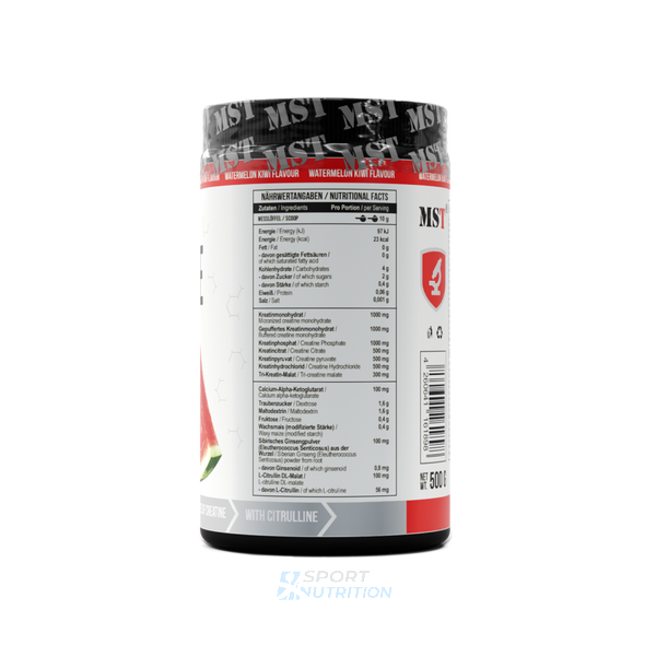 Креатин MST Nutrition Creatine Kick 500 г Watermelon-Kiwi 18605-03 фото