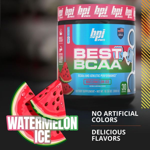 Амінокислота BPI Sports Best BCAA 300 г Watermelon Ice 100407 фото