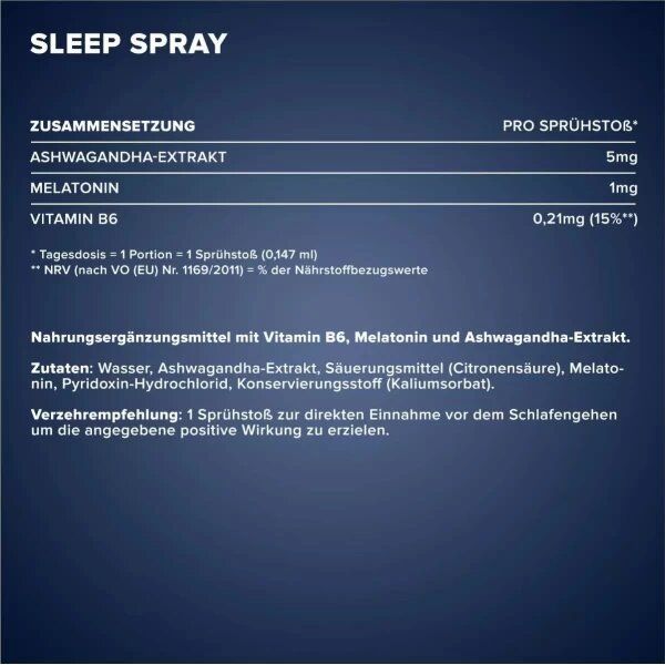 Спрей для сну IronMaxx Sleep Spray 30 мл 821759 фото