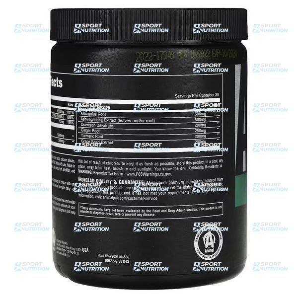 Поддержка иммунитета Universal Nutrition Animal Immune Powder 327 г Orange-mango 816548 фото