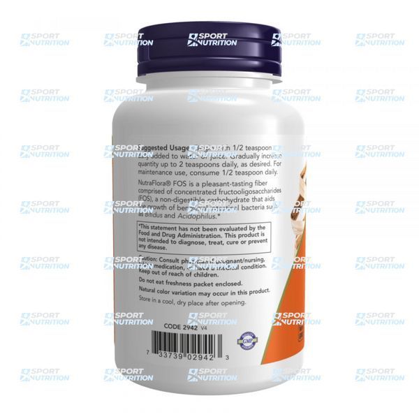 Фруктоолигосахариды Now Foods NutraFlora FOS Powder 113 г 2023-10-3572 фото