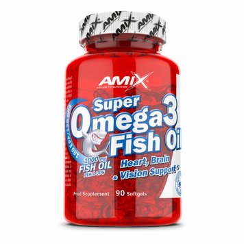 Amix Super Omega 3 Fish Oil 1000 мг (180 мг EPA /120 мг DHA) 180 капсул 819384 фото