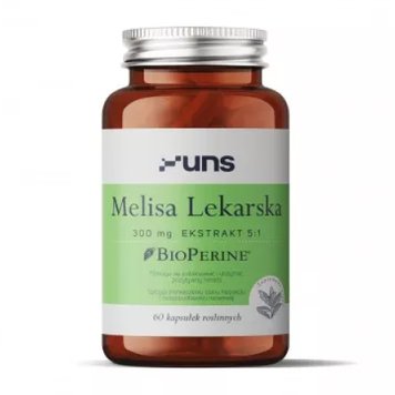 Мелисса лекарственная UNS Vitamins Melisa Lekarska 300 мг 60 капсул 100-40-9012771-20 фото