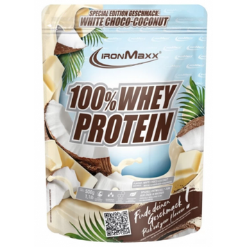 Протеин IronMaxx 100% Whey Protein 500 г White chocolate & Coconut 821047 фото