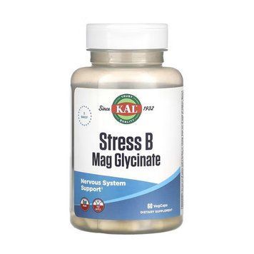 Комплекс группы В + магний глицинат KAL Stress B Mag Glycinate 60 капсул 2022-10-1013 фото