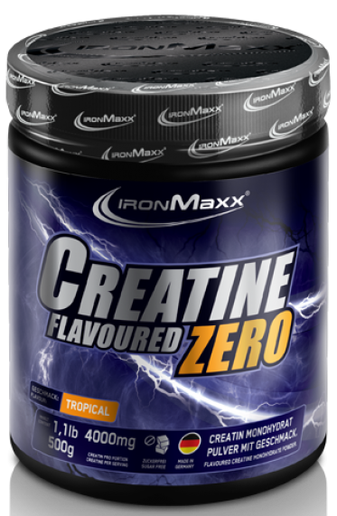 Креатин IronMaxx Creatine Flavoured Zero 500 г Вишня 815199 фото