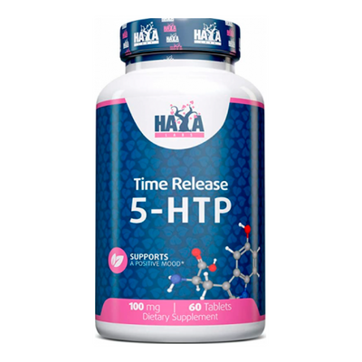 Haya Labs 5-HTP Time Release 100 мг 60 таблеток 818727 фото