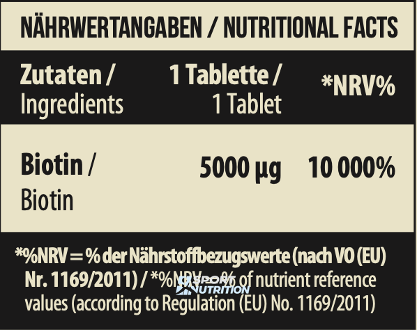 Биотин MST Biotin Beauty 5000 мкг 100 таблеток 0046 фото