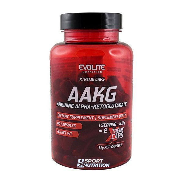 Амінокислота Evolite Nutrition AAKG Extreme 60 капсул 22202-01 фото