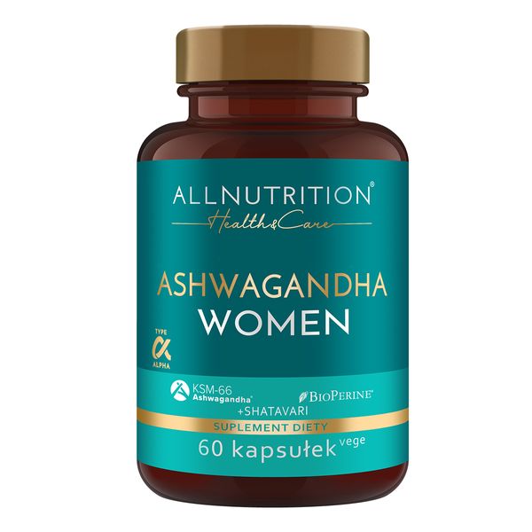 Ашвагандха для женщин AllNutrition Health & Care Ashwagandha Women 60 капсул 2023-10-2321 фото