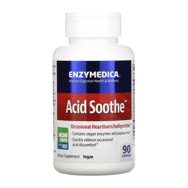 Ензими Enzymedica Acid Soothe 90 капсул 2022-10-1988 фото