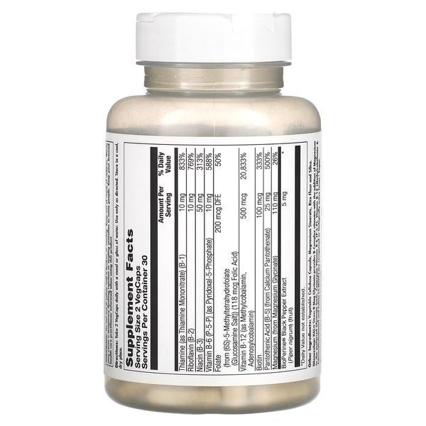 Комплекс групи В + магній гліцинат KAL Stress B Mag Glycinate 60 капсул 22593-01 фото