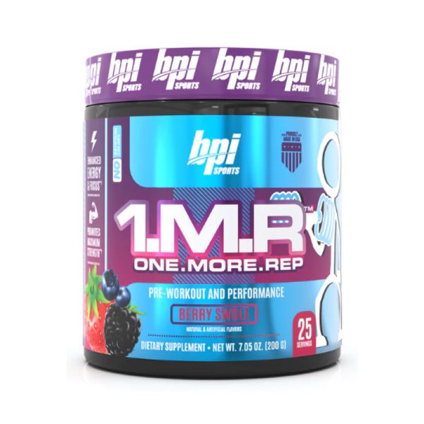 Передтренувальний комплекс із гліцерином BPI Sports 1MR Pre Workout 200 г Berry Swole 821351 фото