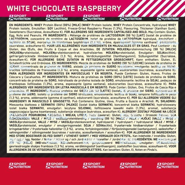 Протеин Optimum Nutrition Gold Standard 100% Whey 900 г White Chocolate Raspberry 100-73-1873883-20 фото