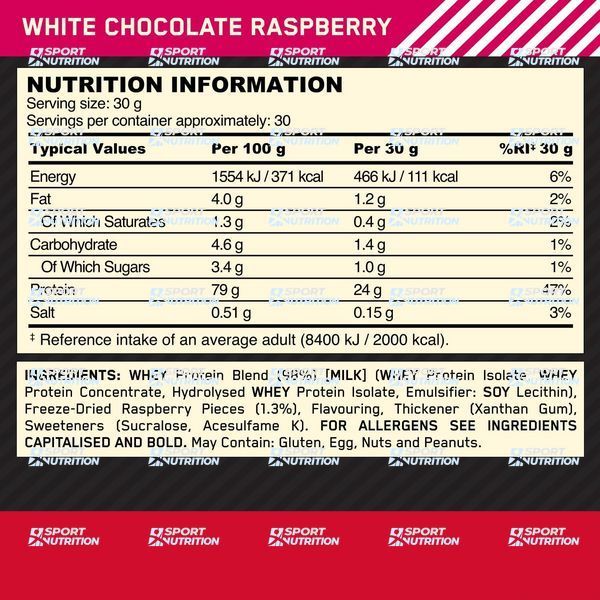 Протеин Optimum Nutrition Gold Standard 100% Whey 900 г White Chocolate Raspberry 100-73-1873883-20 фото