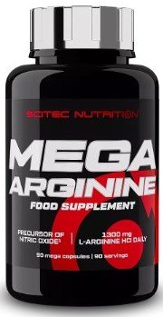 Аргінін Scitec Nutrition Mega Arginine 90 капсул 728633104338 фото