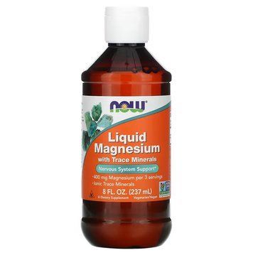 Магній в рідкій формі Now Foods Liquid Magnesium with Trace Minerals 237 мл 2023-10-2506 фото