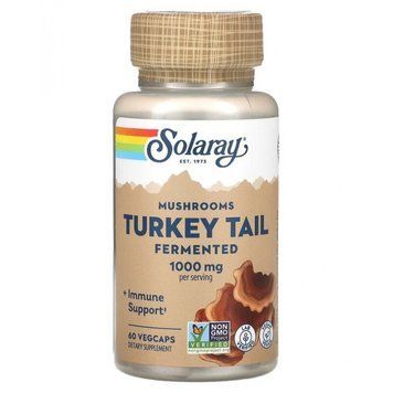 Solaray Org Grown Fermented Turkey Tall 1000 мг 60 капсул 2023-10-2142 фото