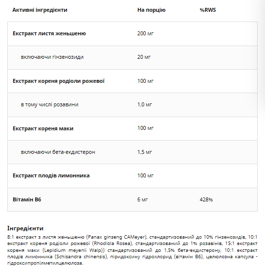 Комплекс витаминов UNS Vitamins Na witalnocs Adaptovit 60 капсул 100-76-8643436-20 фото