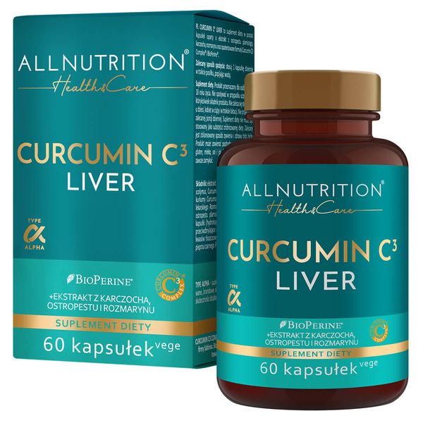 Куркумин AllNutrition Health & Care Curcumin C3 Liver 60 капсул 2023-10-2322 фото