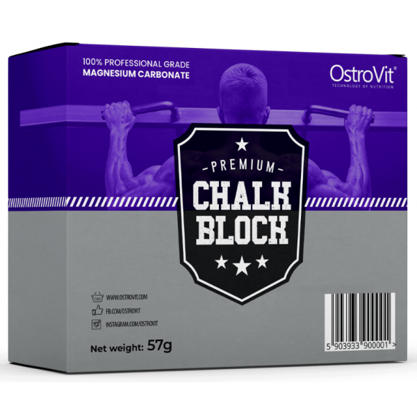 Магнезия OstroVit Premium Chalk Block 57 г 821955 фото