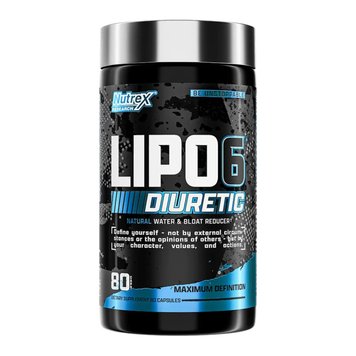 Жироспалювач Nutrex Lipo-6 Diuretic 80 капсул 2022-10-1755 фото