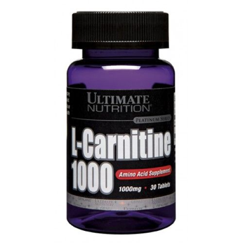 L-карнитин Ultimate Nutrition L-Carnitine 1000 мг 30 таблеток 104758 фото