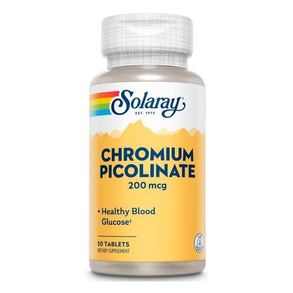 Solaray Chromium Picolinate 200 мкг 50 таблеток 2022-10-1789 фото