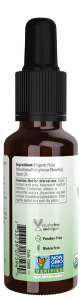 Олія насіння шипшини Now Foods Organic Rose Hip Seed Oil 30 мл 2022-10-1377 фото
