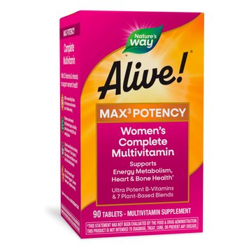 Nature's Way Alive! Max 3 Potency Women's Multivitamin 90 таблеток 2022-10-1051 фото